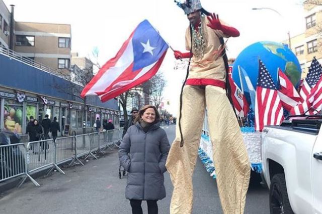 Candidate Melissa Mark-Viverito at a Three Kings Day celebration in Brooklyn in January.